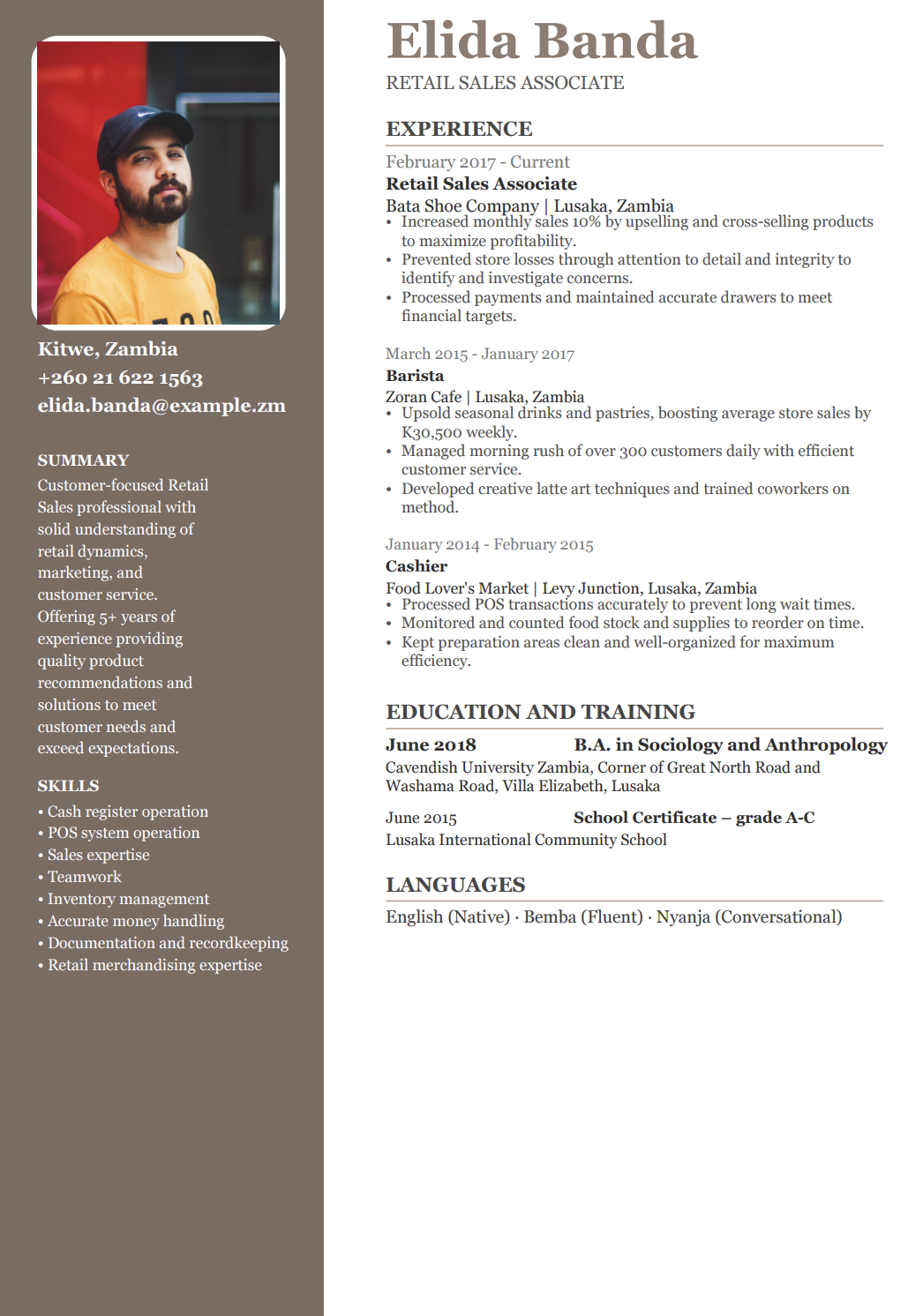 Resume Template 2